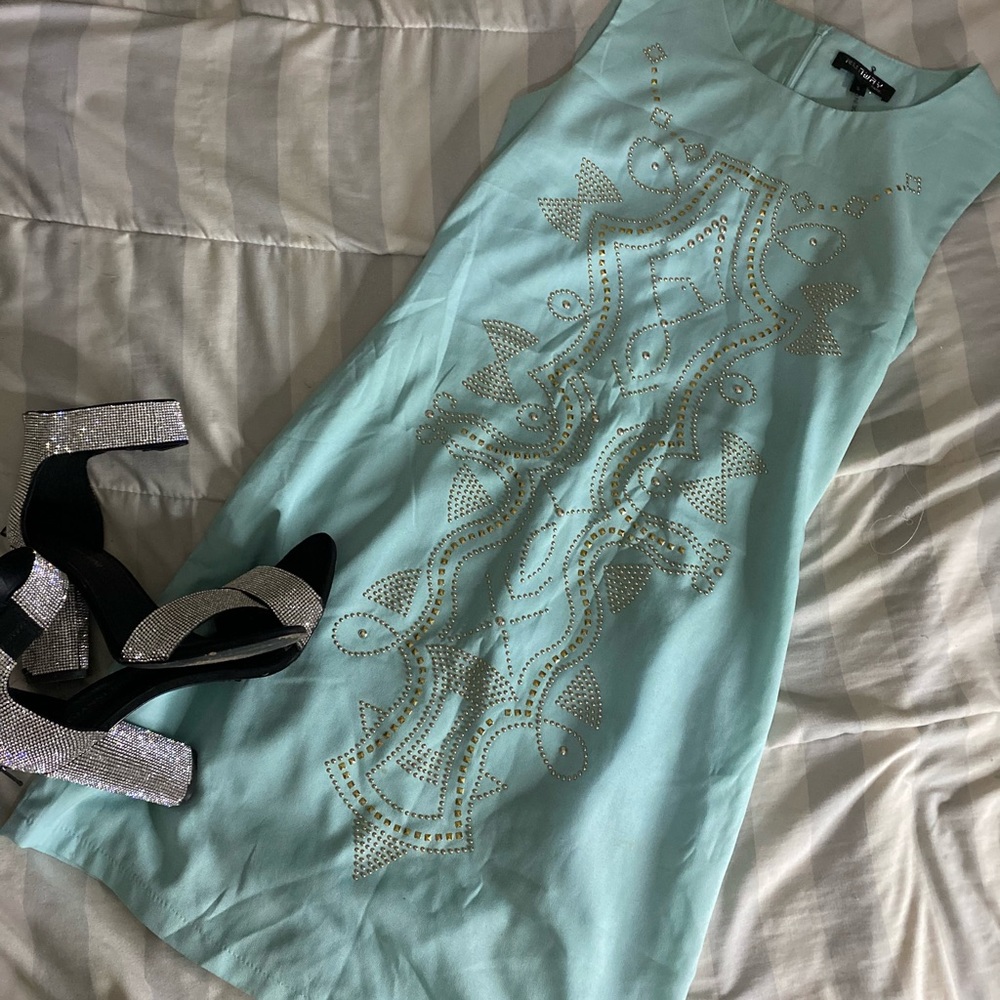 Pastel Green Party Dress